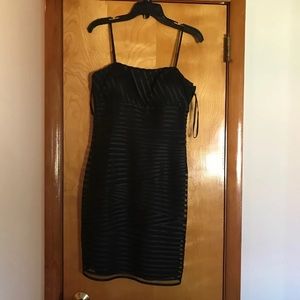 Black cocktail dress